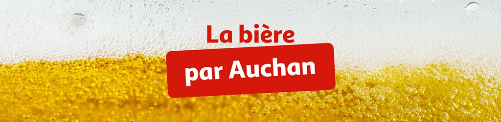 La bière par Auchan