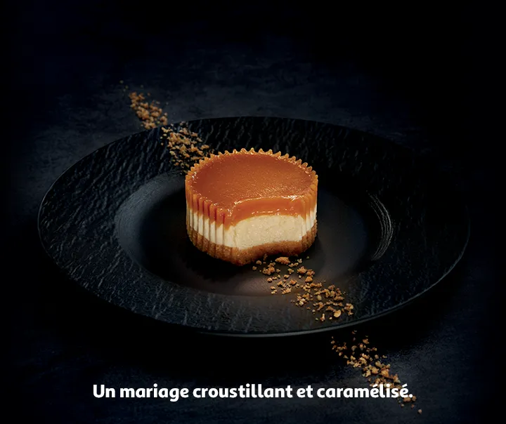 Un mariage croustillant et caramélisé.