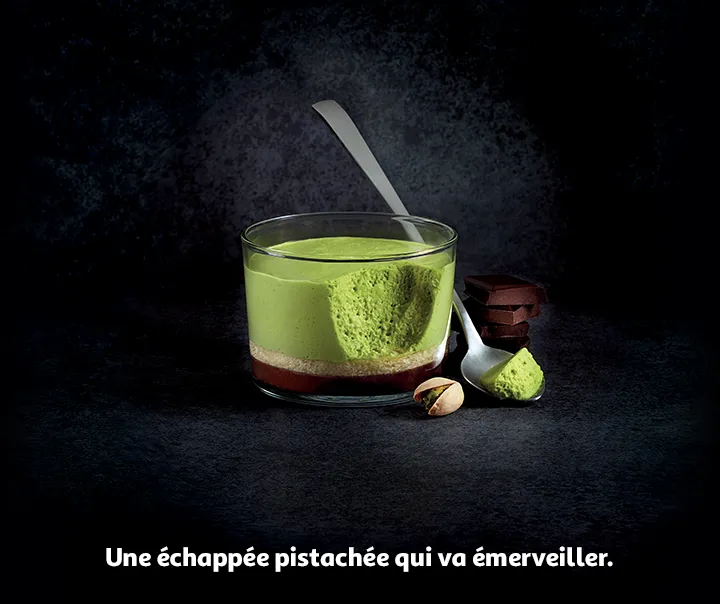 Une échappée pistachée qui va émerveiller.