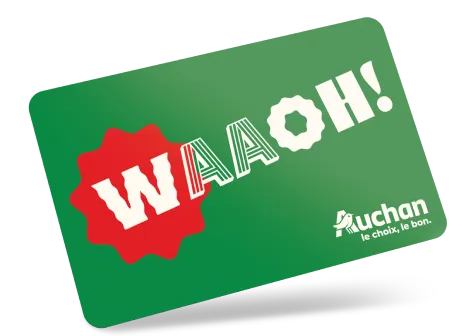 carte Waaoh! Auchan