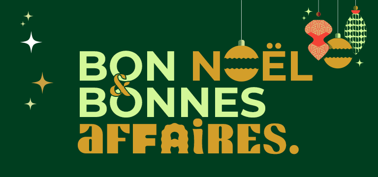 Bon Noël, bonnes affaires