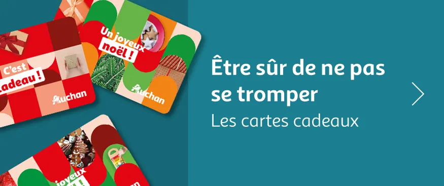 Les cartes cadeaux