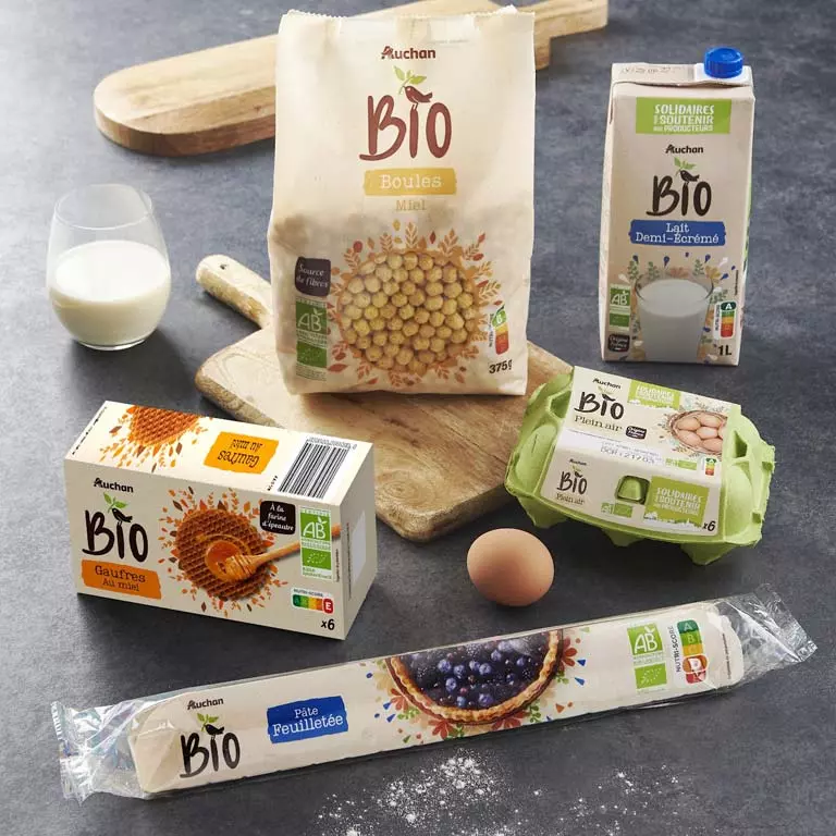 Les produits Auchan bio