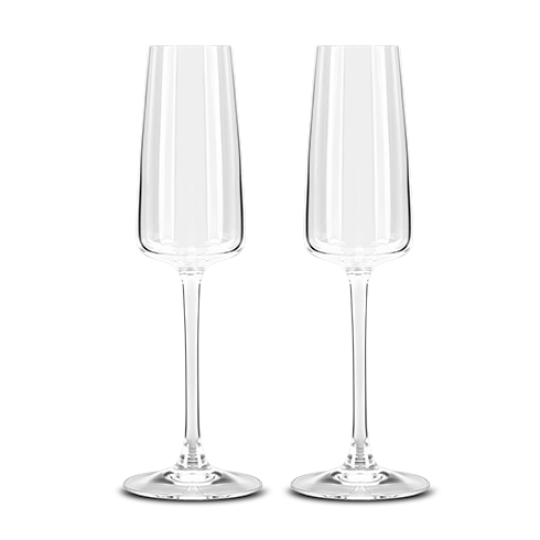 Set de 2 verres à champagne