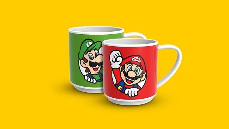 Set de 2 mugs Mario & Luigi 320 ml