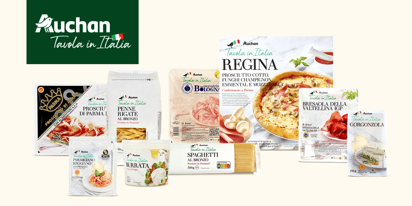 Auchan Tavola in Italia