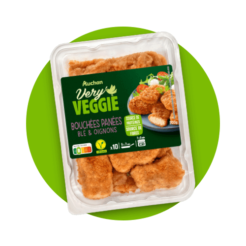 Bouchée pannées : blé et oignons