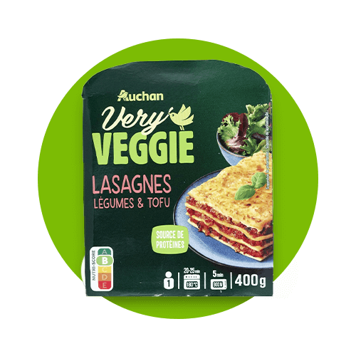 Lasagnes légumes et tofu