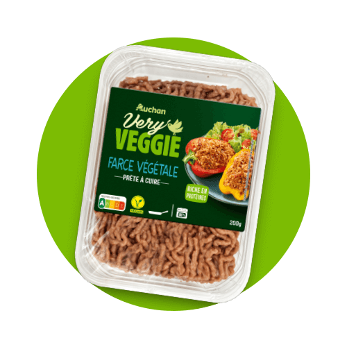 barquette farce végétale