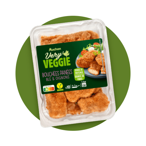 Bouchée pannées : blé et oignons