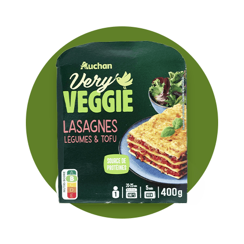 Lasagnes légumes et tofu