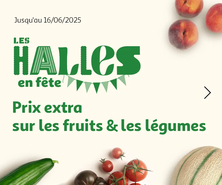 Les Halles en fête : prix extra sur les fruits & les légumes