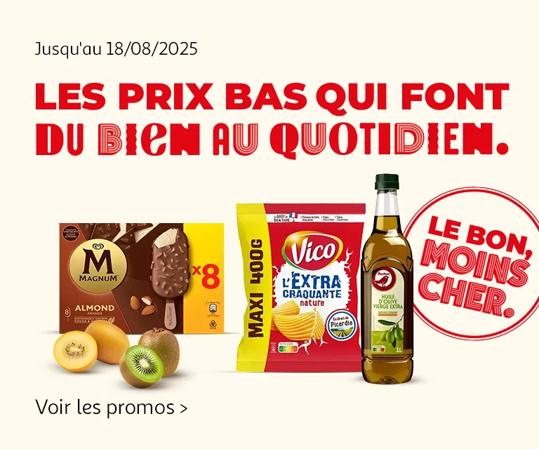 Les prix bas qui font du bien au quotidien