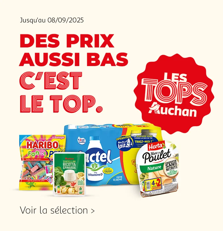 Jusqu'au 08/09/2025, Des prix aussi bas c'est le top, Voir la sélection