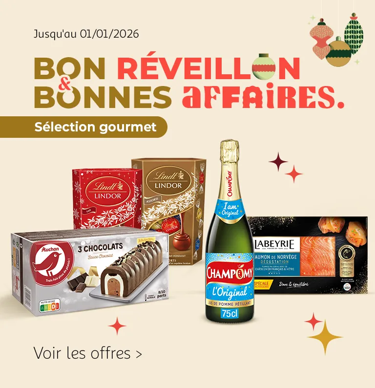 Bon réveillon, bonnes affaires
