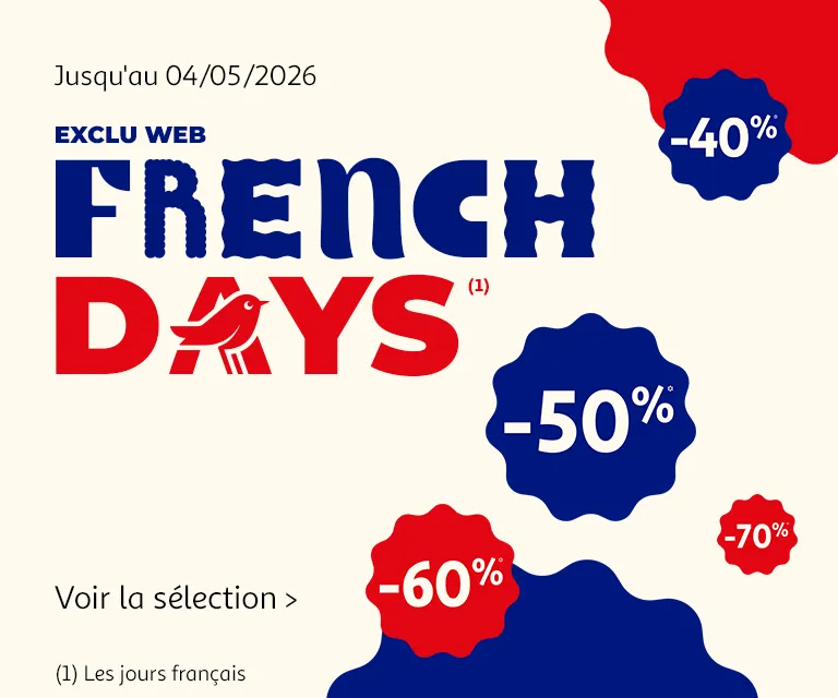 Jusqu'au 04/05/2026, exclu web : French days (Les jours français)