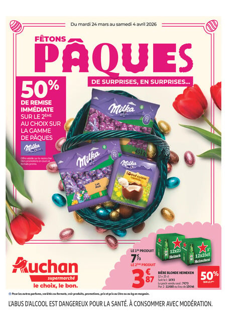 Chocolats Pâques supers