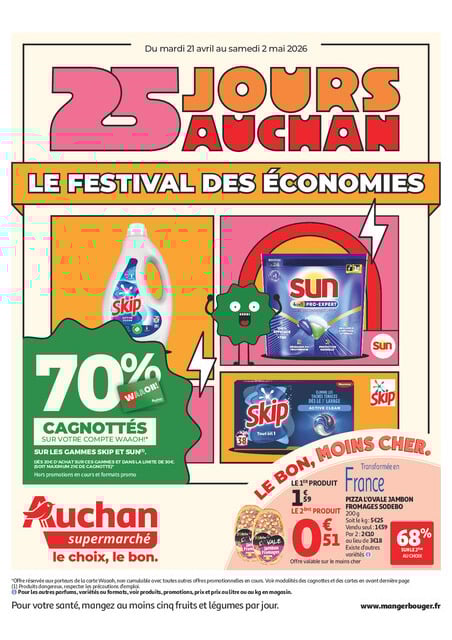 25 jours Auchan supers