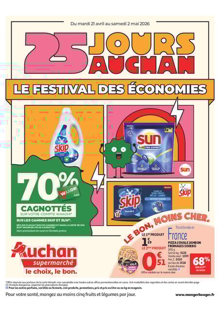25 jours Auchan supers