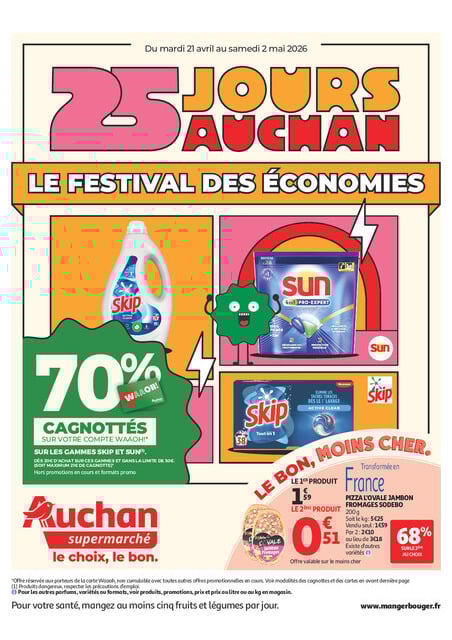 25 jours Auchan supers