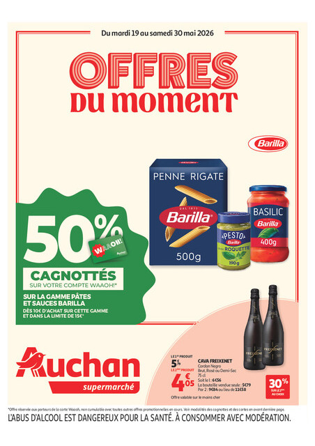 Vins, Halles Auchan