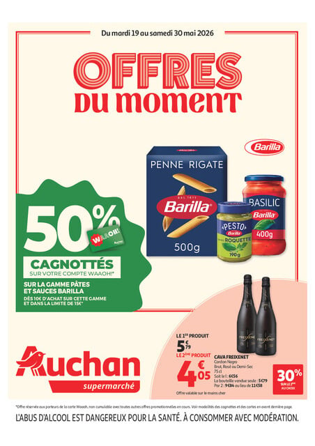 Vins, Halles Auchan