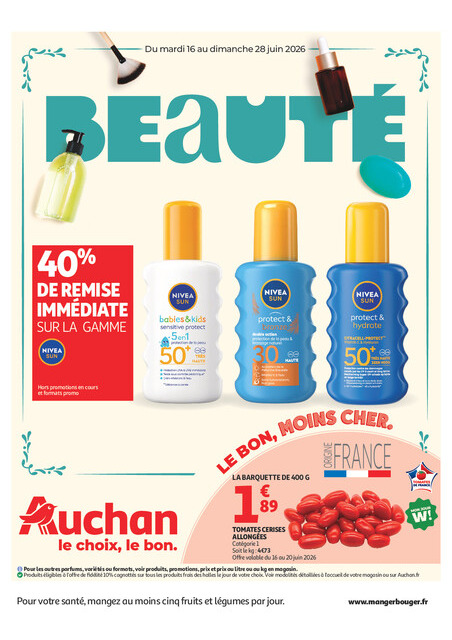Beauté, Halles hypers