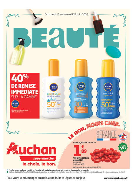 Beauté, Halles, supers
