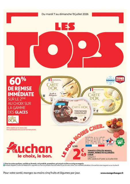Tops, Halles hypers