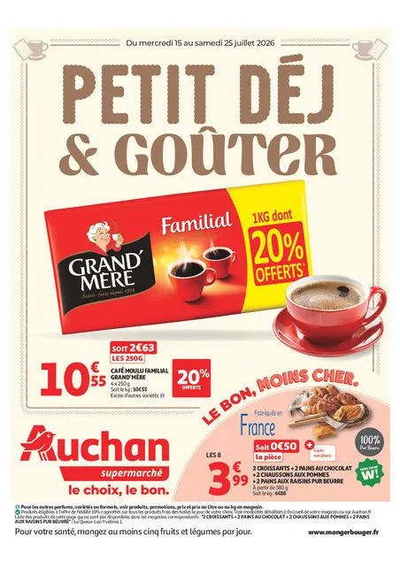 Petit dej, goûter super