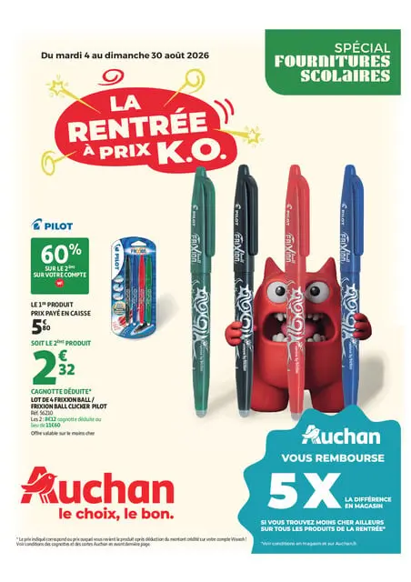 Rentrée scolaire hypers
