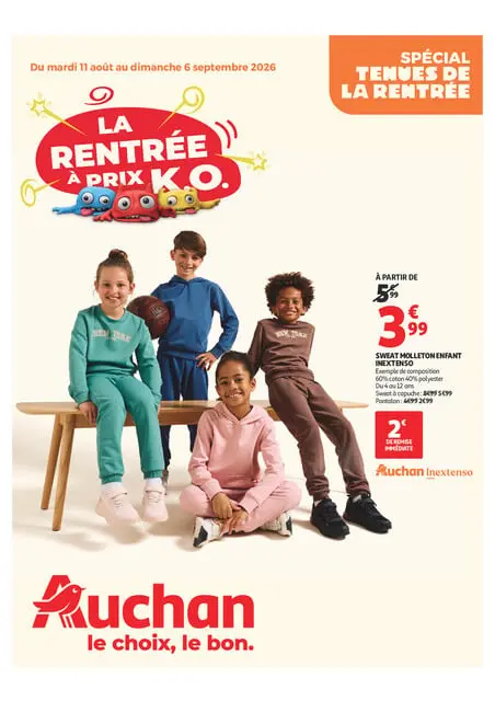 Vêtements enfants rentrée