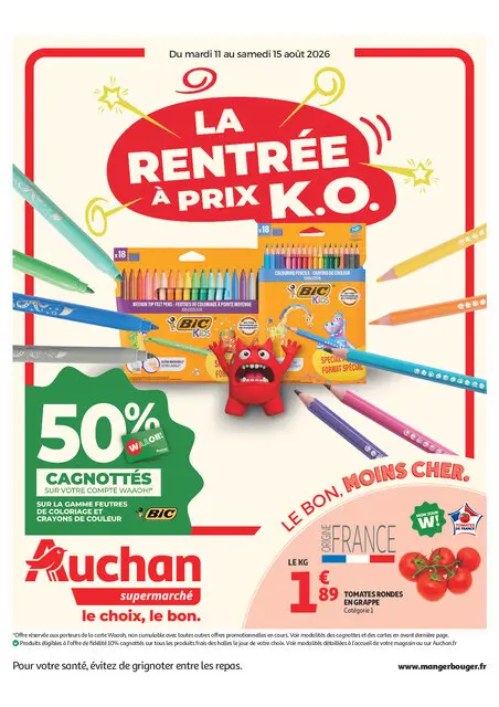 Rentrée prix KO supers
