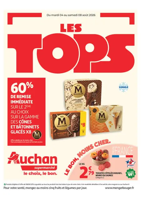 Halles, tops supers