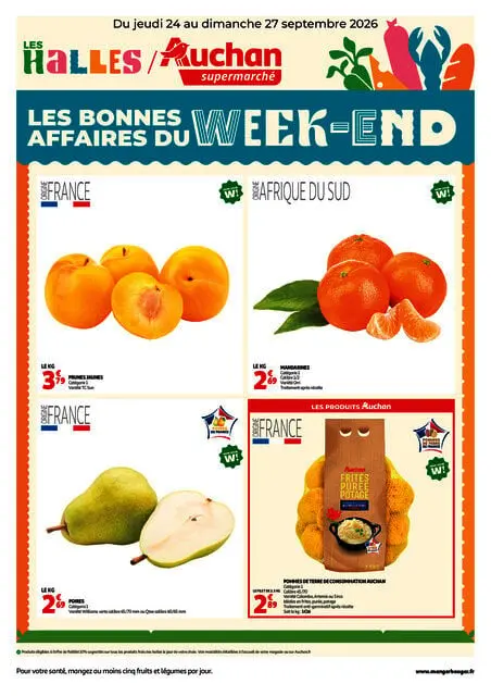Les bons plans du week end dans votre super