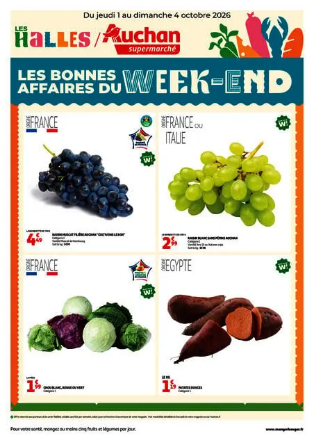 Les bons plans du week end dans votre super