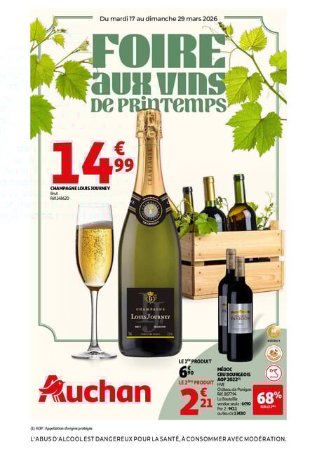 foire aux vins auchan Faches