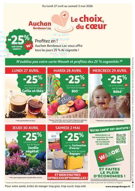 Ephémérides Bordeaux Lac - 25% de cagnotte tous les jours !