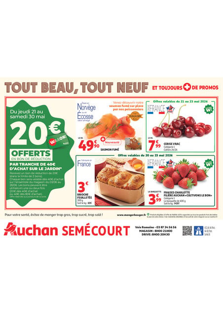 Tout beau, tout neuf et toujours + de promos