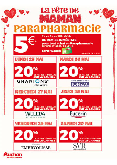 Parapharmacie fête des Mamans