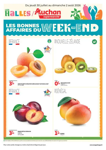 Les bons plans du week end dans votre super !