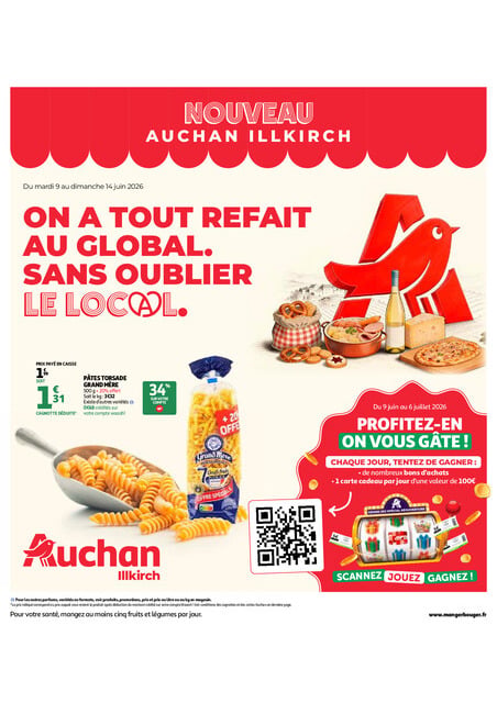 Nouveau AUCHAN ILLKIRCH - On a tout refait au global sans oublier le local