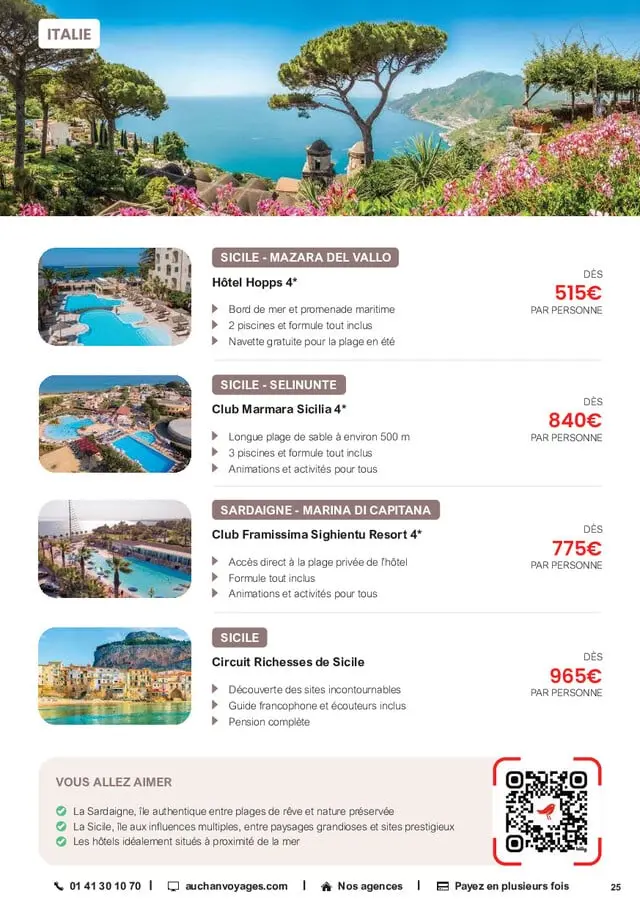 Page catalogue