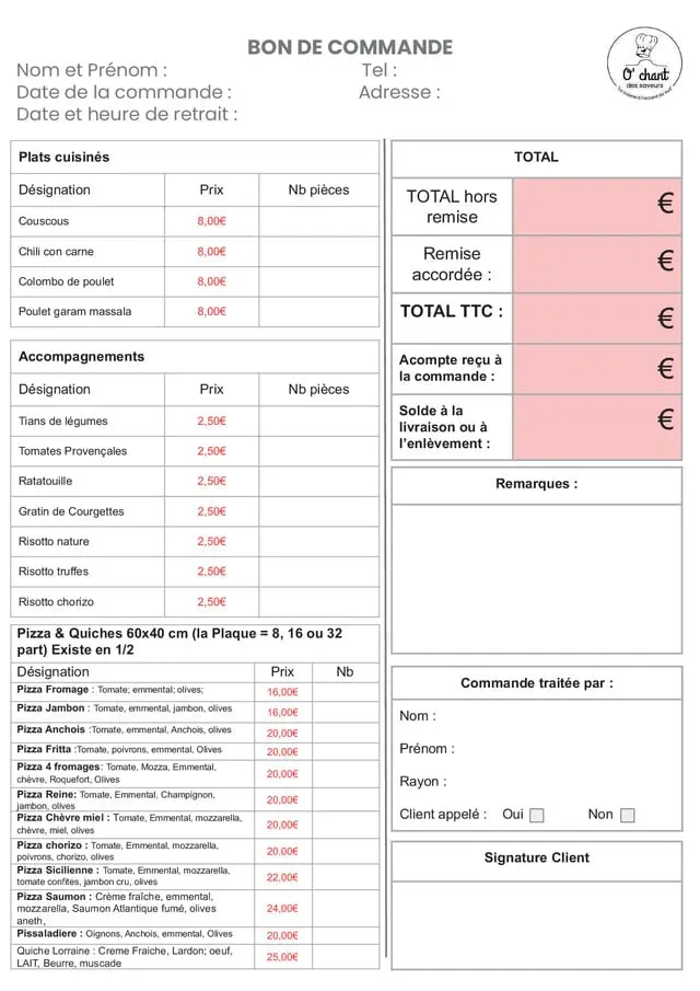 Page catalogue