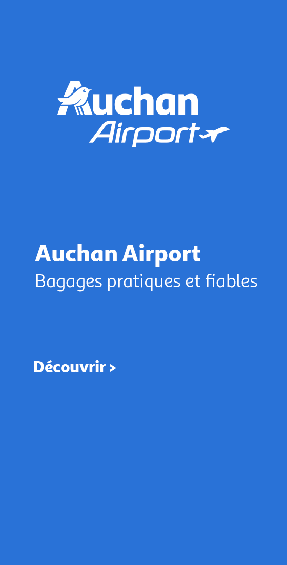 Auchan Airport : Bagages pratiques et fiables