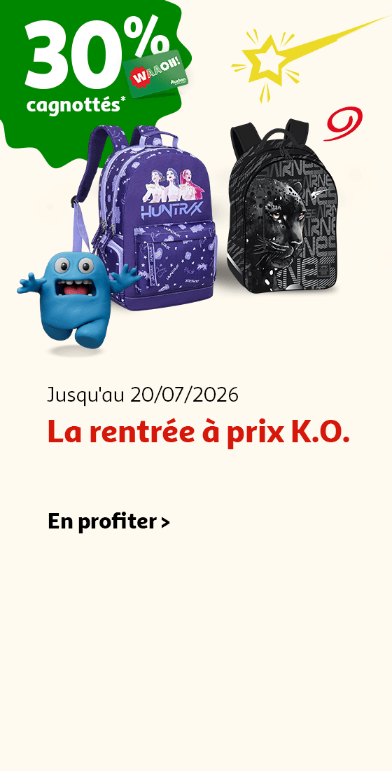 Jusqu'au 20/07/2026, la rentrée à prix K.O.