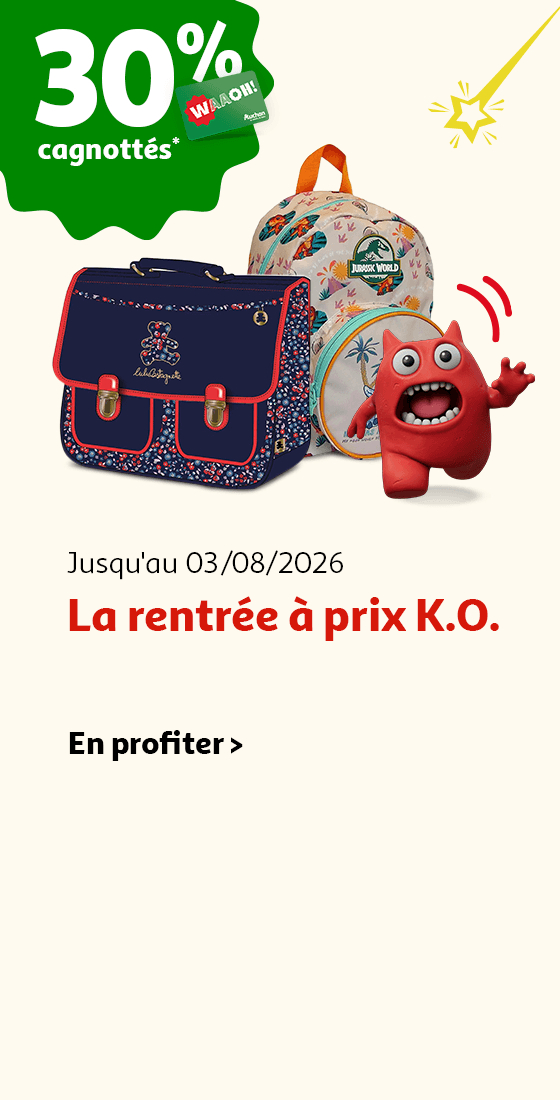 Jusqu'au 03/08/2026, la rentrée à prix K.O.
