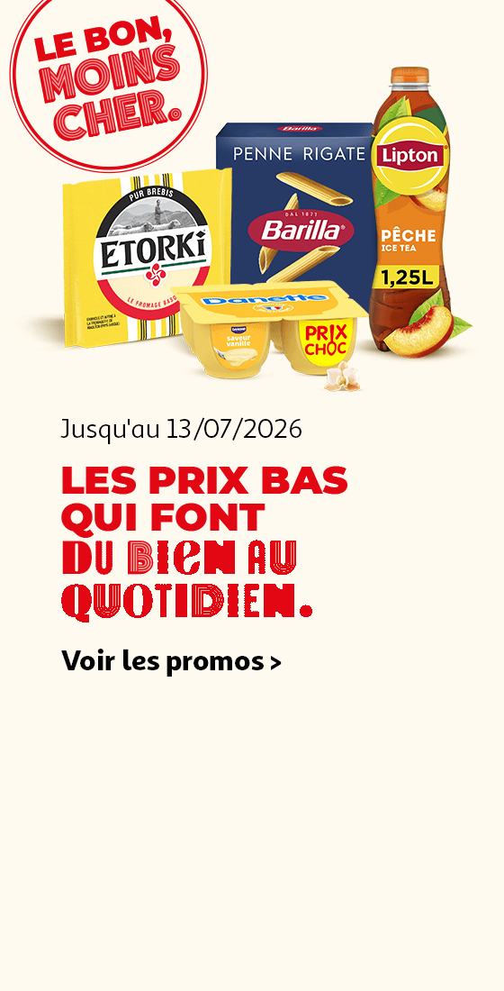Les prix bas qui font du bien au quotidien
