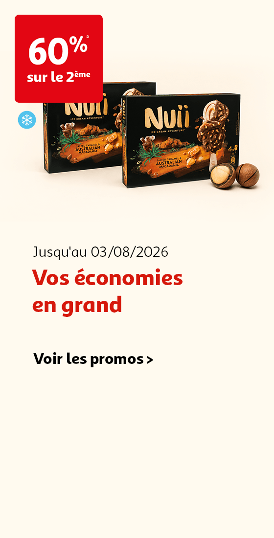 Jusqu'au 03/08/2026 : Vos économies, en grand. Voir les promos