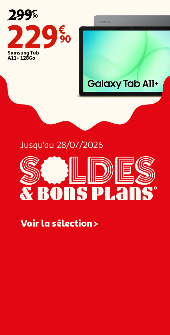 Jusqu'au 28/07/2026 : Soldes & bons plans*